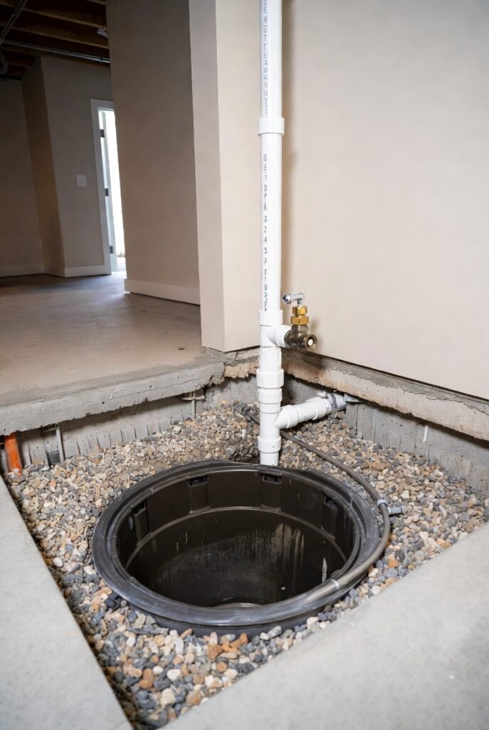 Basement Sump Pump Installation
