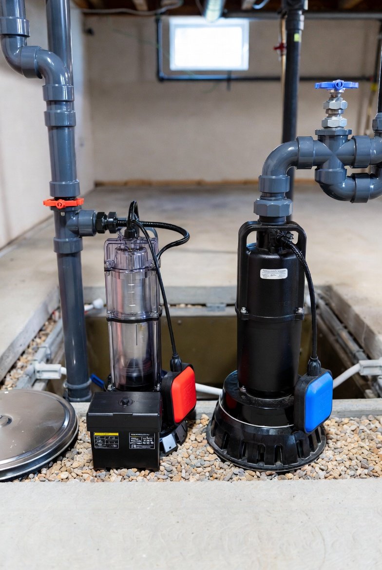 Backup Sump Pump Installation